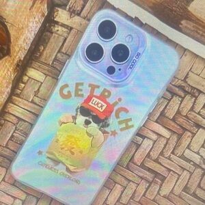 Cute Dog Design Phone Case - White